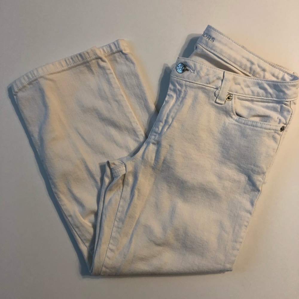 Michael Kors White Cropped Jeans